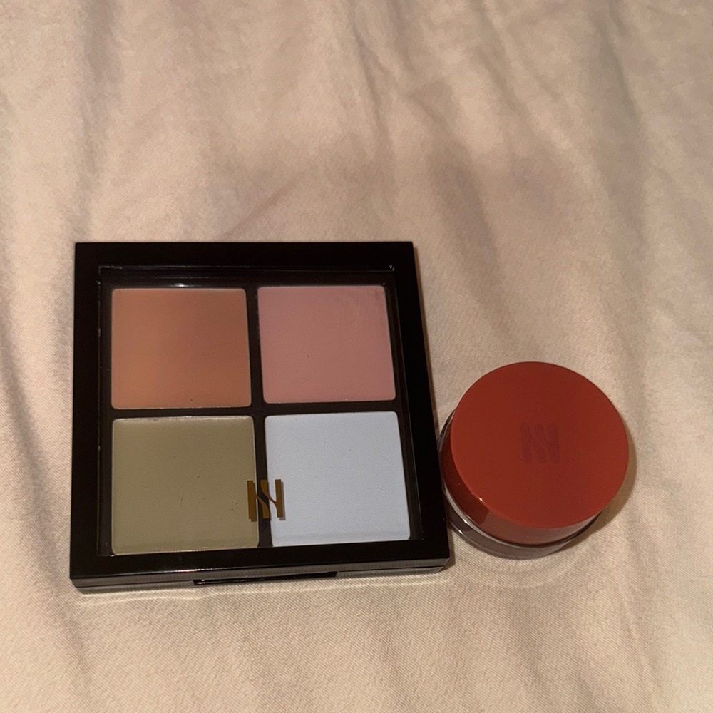 Hera face correction palette and eye glitter set